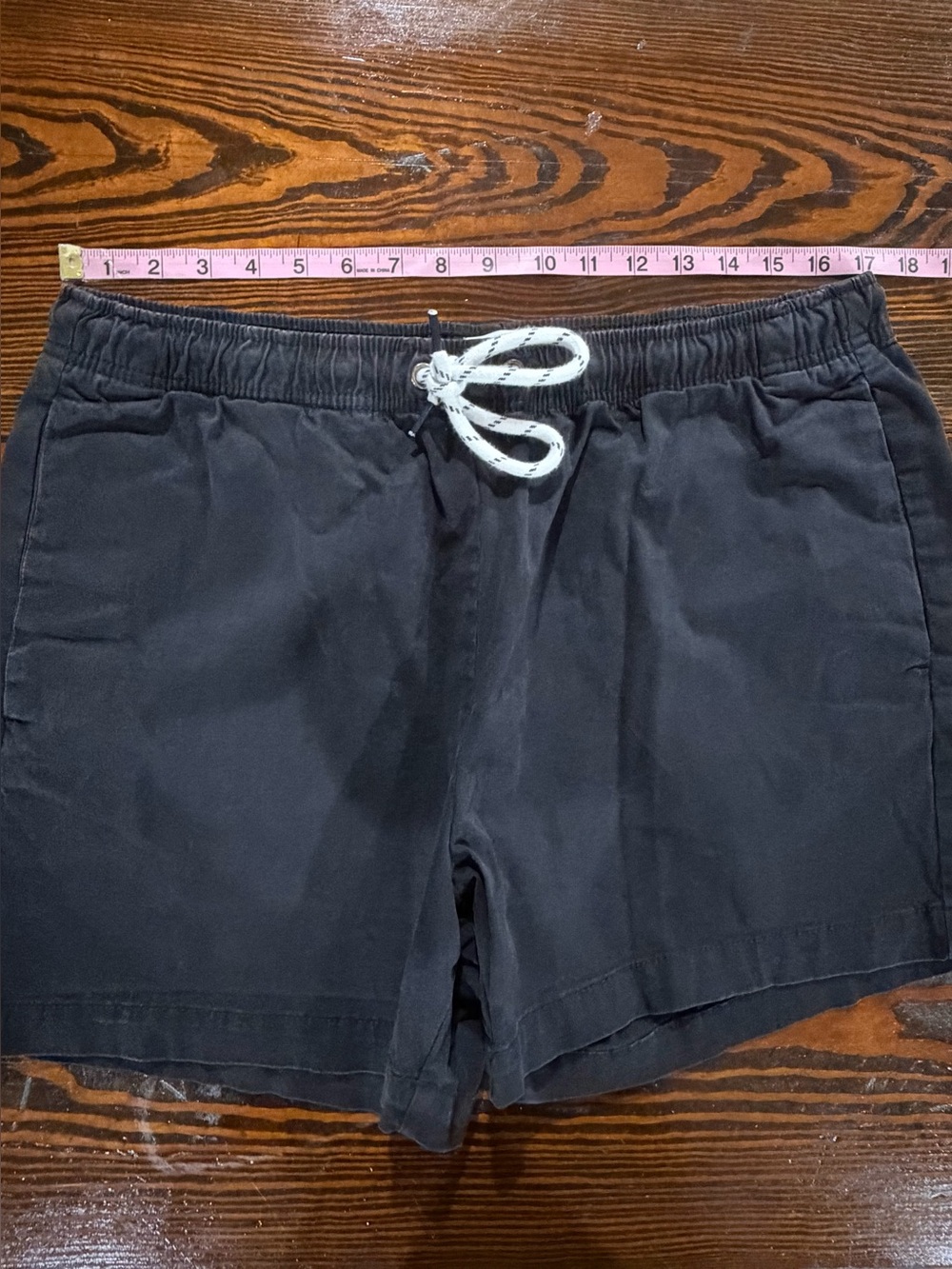 Cabana by crown and Ivy Men's Black Drawstring Casual Shorts size L - Picture 5 of 7